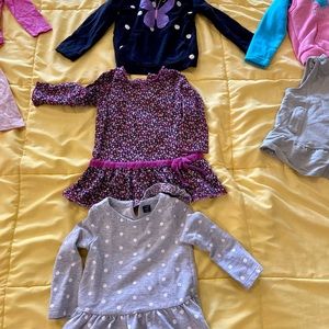 Sold!!! 2T/24 months girls winter bundle of 16 items